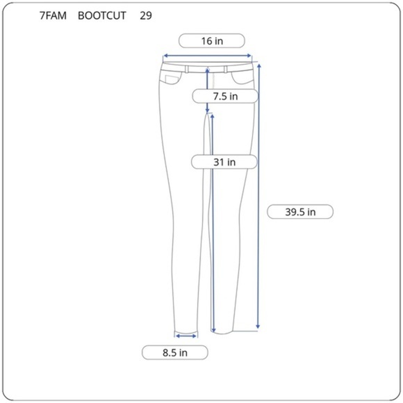 7FAM Vintage Low Rise Bootcut Jean - Picture 2 of 11